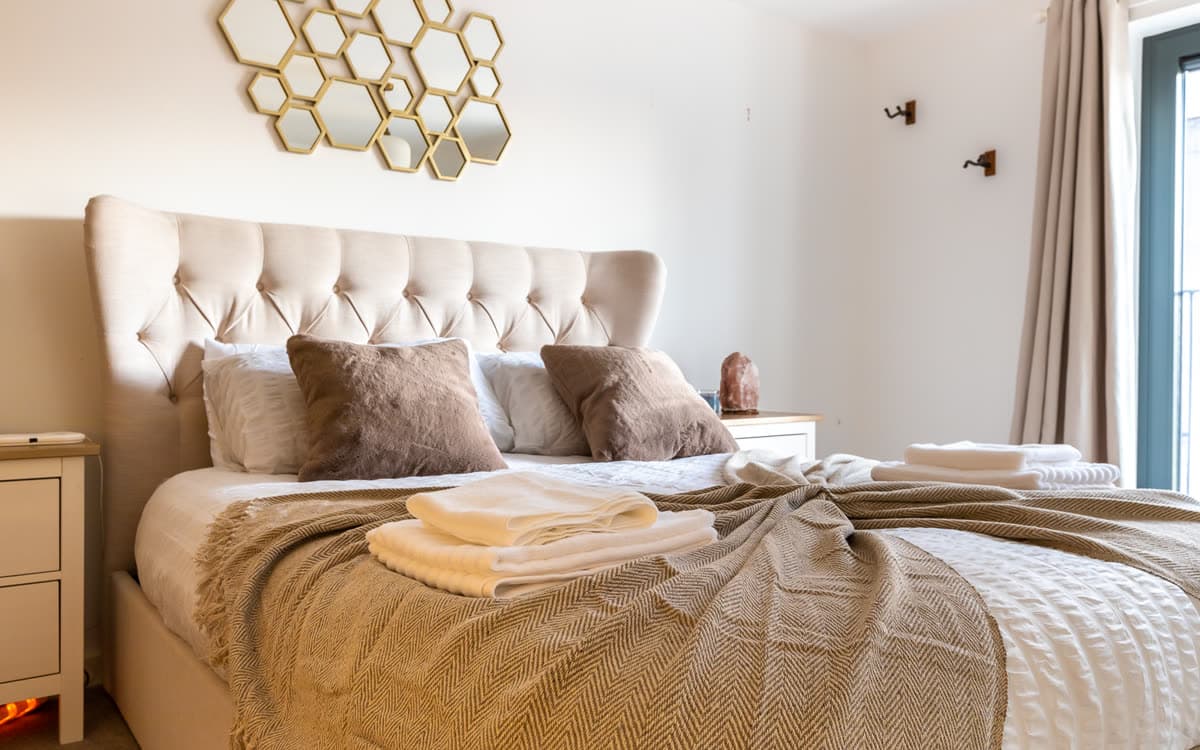 Bedroom in an apartment we operate